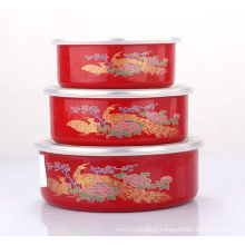 3PCS Enamel Storage Bowl Set (LFC1032ED)